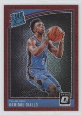 2018 Panini Donruss Optic Rated Rookie Choice Red Prizm 32/88 Hamidou Diallo n0c