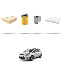 Hoffcar Set Service - 4 Filter FüR Ford S-MAX 1.6 Tdci 85Kw Von 2011