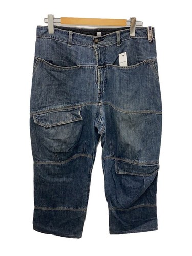 Pantalon Déstructuré Girbaud Taille 34 - Style Décontracté Bleu Et Blanc, Coton/polyester (occasion Très Bon état)