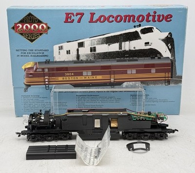 Proto 2000 21056 HO Scale Boston Maine (A unit) E7 Diesel Locomotive #3804 LN