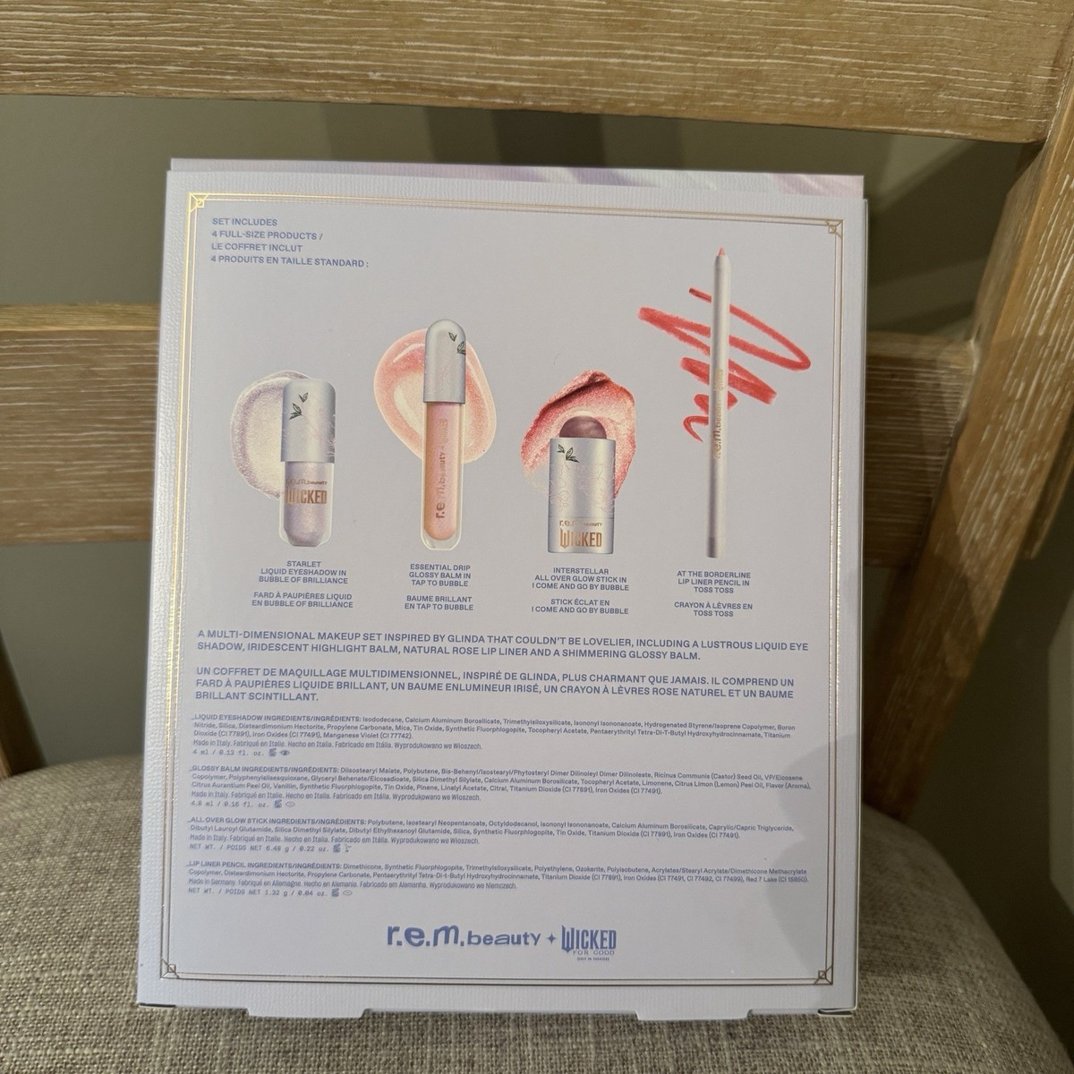 r.e.m. beauty x Wicked: For Good Glinda Makeup Set Limited Edition