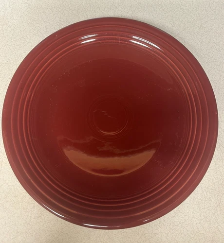 Fiesta 11 3/4” Cinnabar Chop Plate~Fiestaware Serving Platter