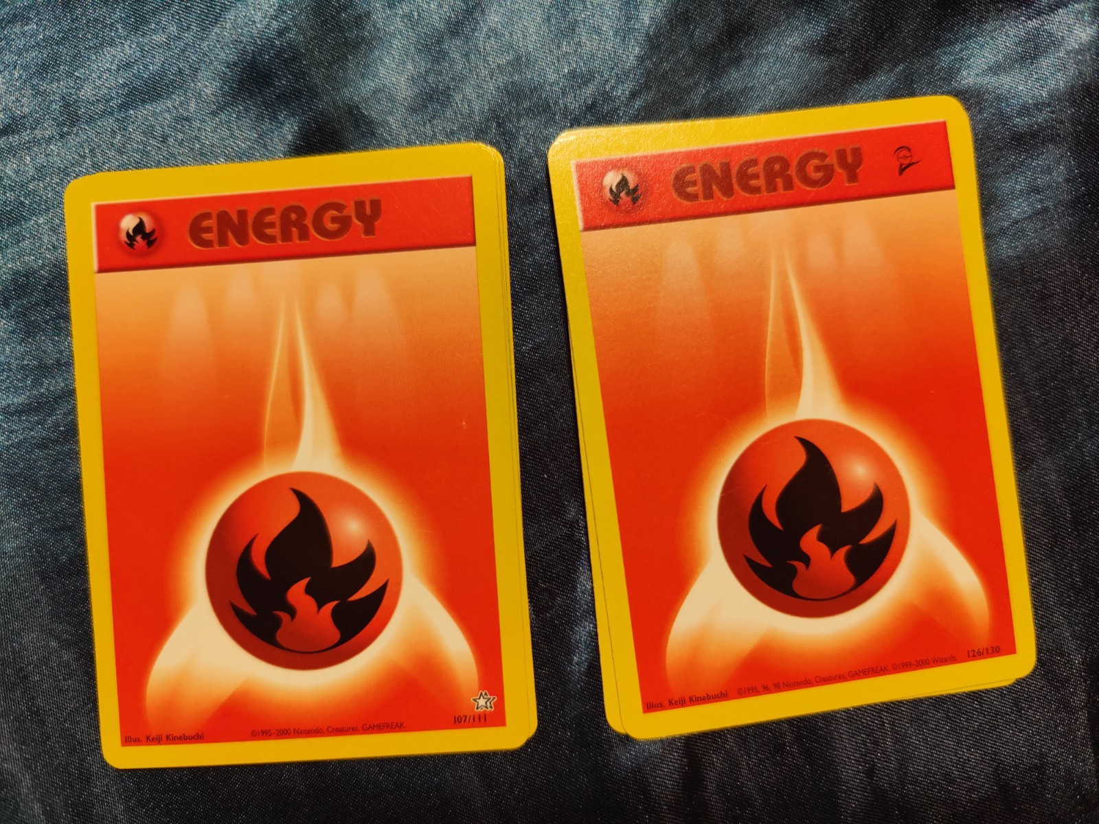 Pokemon Fire Energy! 5 Original Rare Star! 2 2nd Editions!