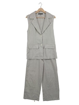 SOLLINARRY Kostüm Damen Anzug Gr. DE 36 wollweiß Casual-Look