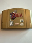 N64 Legend of Zelda: Ocarina of Time Collectors Edition Gold Nintendo 64- Tested