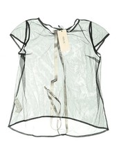 NWT House of CB Women Gray Sleeveless Blouse S