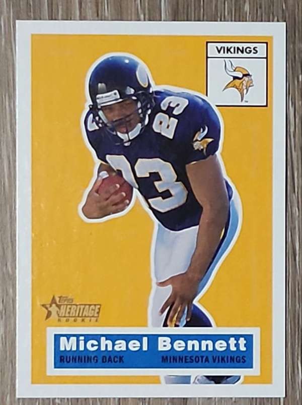 Michael Bennett Topps Heritage #135 Base