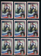 Lot (10) Pat Riggin 1984-85 Topps #148 Washington Capitals (VU9) SWSW7