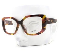 Prada Eyeglasses Glasses VPR A04F 18N-1O1 Pink Brown Tortoise 55mm with Case