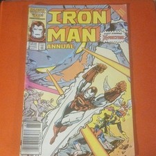 Iron Man Annual #8 X-Factor Giant Sized Copper Age Comic Book Marvel 1986