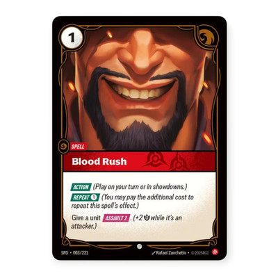 Blood Rush (Foil) - 003/221 - SFD