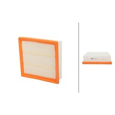 Luftfilter-Einsatz 211 x 202 mm HELLA passend für u.a. OPEL CORSA