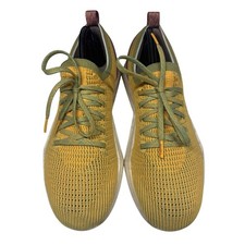 Allbirds Tree Flyer Shoes Men Sz 9 Yellow Running Sneakers Slip On Knit Comfort
