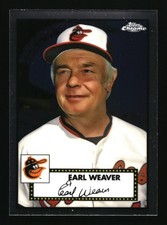 2021 Topps Chrome Platinum Anniversary  Earl Weaver #667 Baltimore Orioles