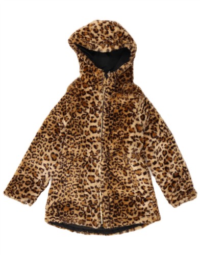 DKNY Girls Hooded Reversible Windbreaker Coat 10-11 Years Medium Black AT06 - Picture 3 of 5