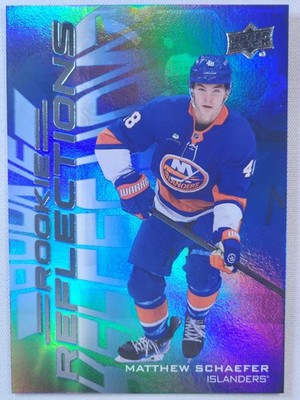 Upper Deck Rookie Reflections Rookie Matthew Schaefer Islanders RR-18
