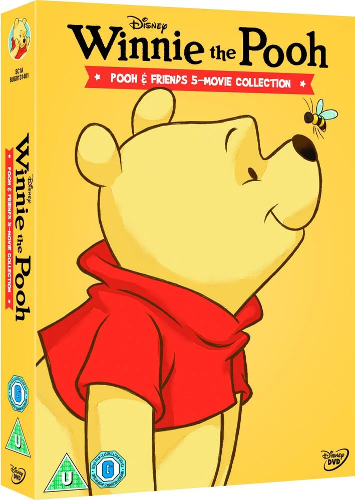 Winnie The Pooh 5 Movie Collection DVD