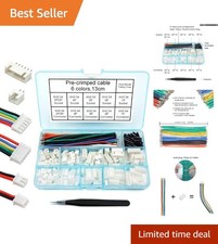 JST Connector Set: 2/3/4/5/6/7 Pin Housings with Pre-Crimped Wires