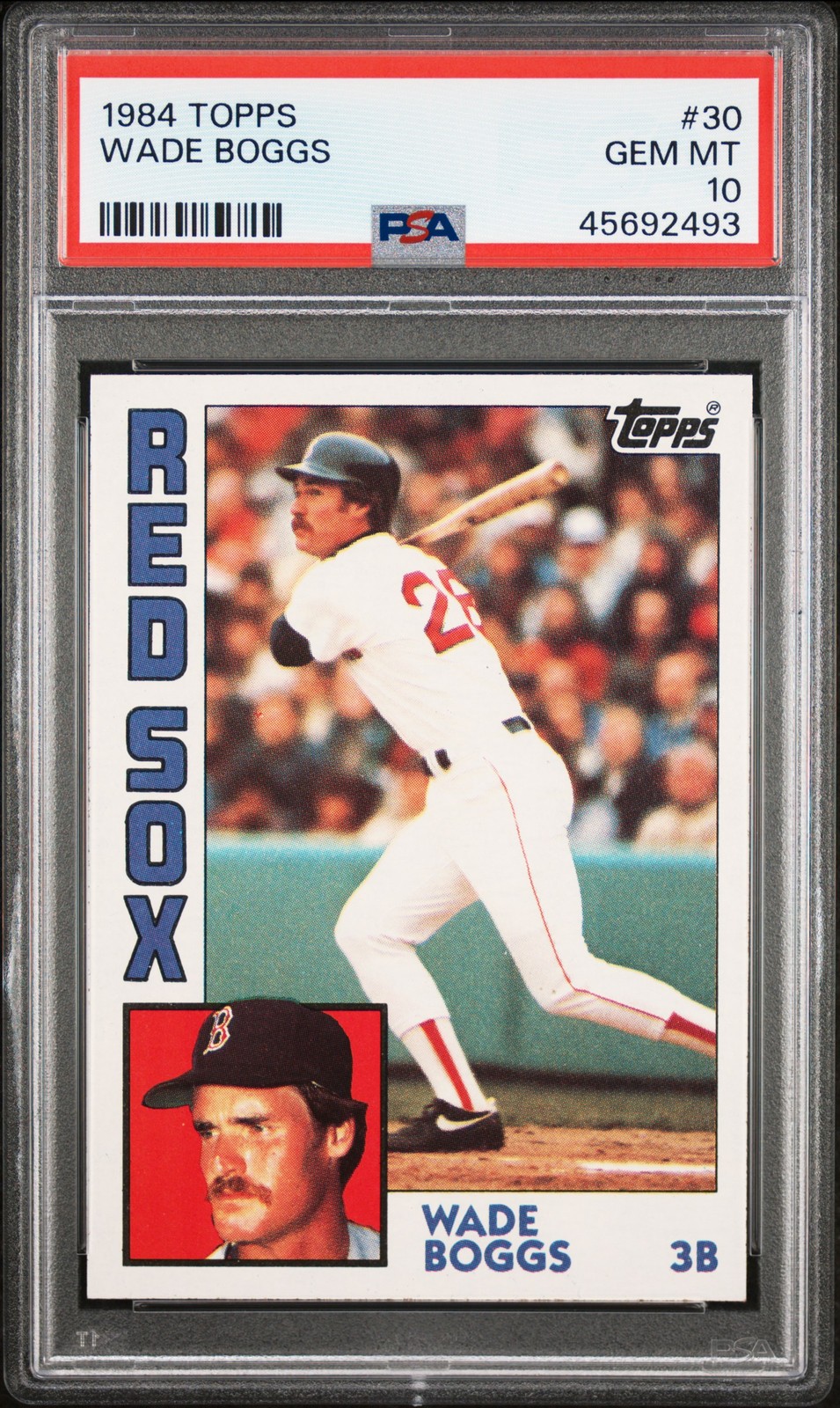 1984 TOPPS #30 WADE BOGGS PSA 10