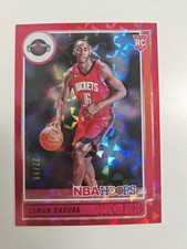 2022 Panini Hoops Usman Garuba Red RC Rookie 22/99 Rockets