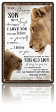 Inspirational Quote To My Son Never Forget That I Love You Lion Baby And purple