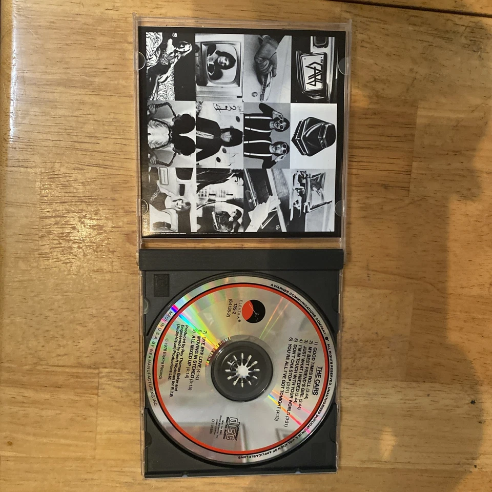 The Cars Debut US CD Elektra Records/BMG Music Club Issue Foto 3 de 4