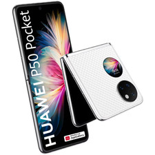 Huawei P50 Pocket Smartphone 256GB 8GB RAM Dual SIM Weiß