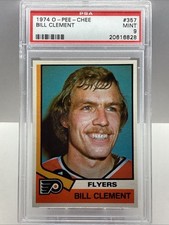 1974-75 O PEE CHEE BILL CLEMENT #357 RC PSA 9 *POP 13