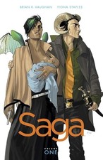 Saga Volume 1 TP (Saga (Comic Series)) by Brian K Vaughan Book The Cheap Fast