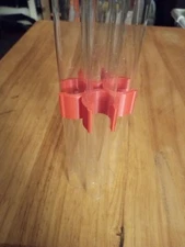 For LEE Precision Four Tube  (Red) 2 Case Feed Tube Spacers for Reloading Press 