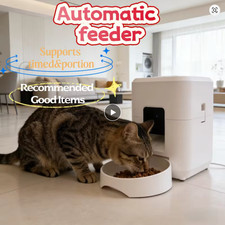 2L Automatic Pet Feeder Wifi Smart Cat Dog Food Dispenser App Controlled Slow