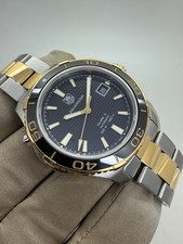 2015 Tag Heuer Aquaracer Black Dial 41mm Automatic Steel / Gold Plated WAK2122 8