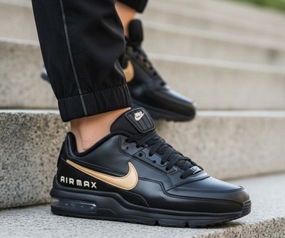 New NIKE Air Max LTD Men's classic Athletic Sneakers shoes black gold all sizes