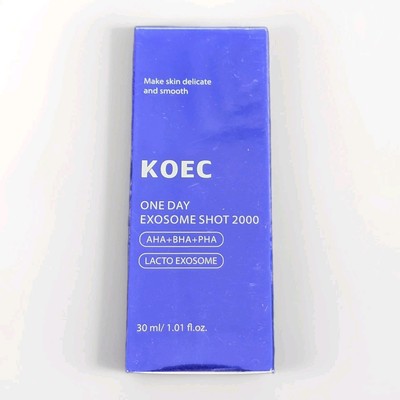 KOEC One Day Exosome Shot 2000 Serum 30ml AHA BHA PHA   New Sealed
