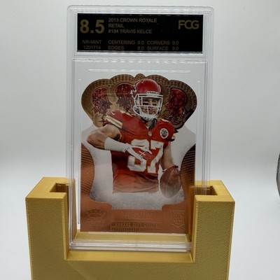 2013 Panini Crown Royale - Travis Kelce #194 Bronze Holo Die-Cut Crown /299 (RC)