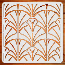 11.8 11.8 inches Outline Furniture Stencil for Painting