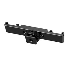 Double Cold Shoe Adapter Bar With 1/4 Threaded Hole Aluminum Photography Tool