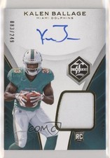 2018 Panini Limited Rookie Patch Auto 83/249 Kalen Ballage #121 Patch Auto a8r