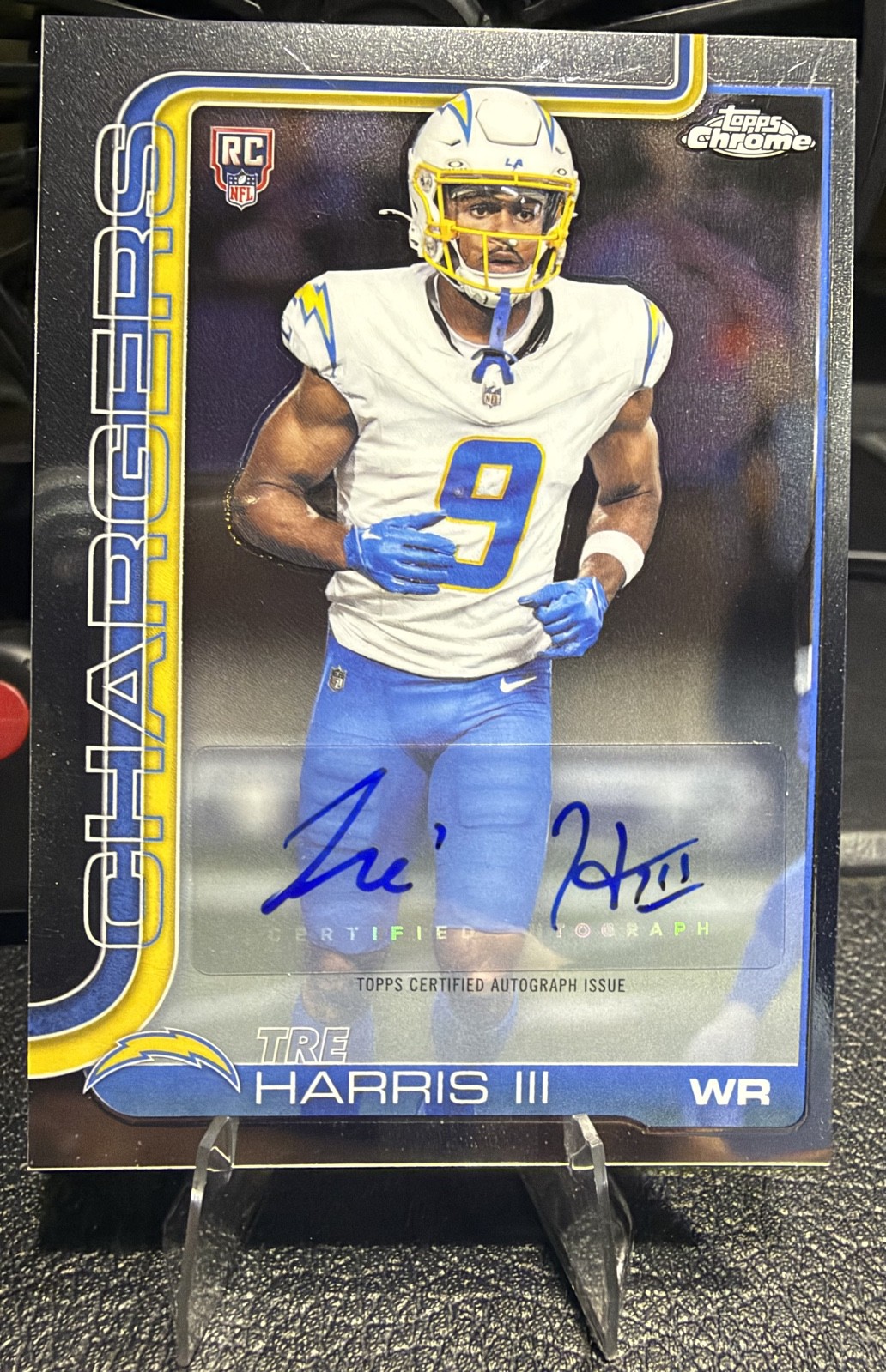 2025 Topps Chrome - Rookie Autographs Tre Harris #RA-TH (AU, RC)