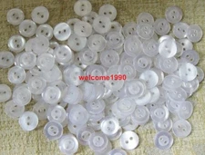 1000x 11mm fashion white shirt baby's Scrapbook Sewing Cardmaker 2holes buttons 