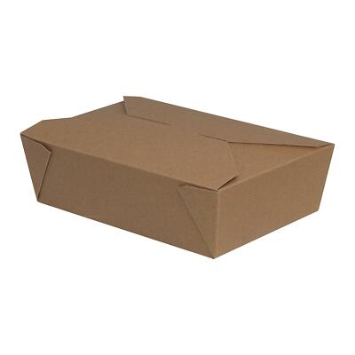  7.75  x 5.50  x 2.50  66oz Microwavable Paper Takeout Food Container 80ct