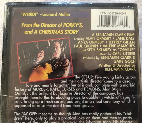 CHILDREN SHOULDN’T PLAY WITH DEAD THINGS -VHS- Rare VCI Home Video New/Sealed - Imagen 9 de 11