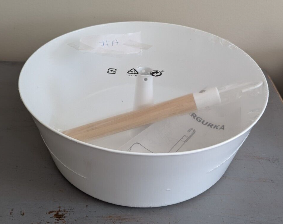 IKEA Bittergurka 20529 Hanging Herb Planter Pot White New Discont. Boho  **read**