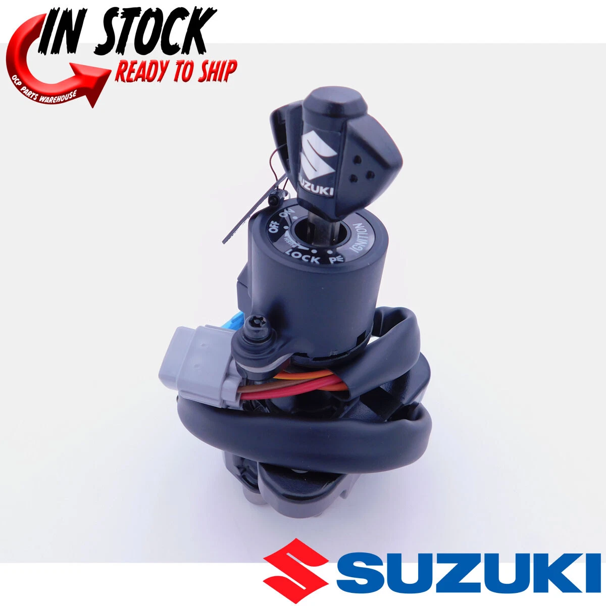 SUZUKI LOCK SET IGNITION SWITCH FUEL CAP KEYS 2006 - 2024 GSXR GSX