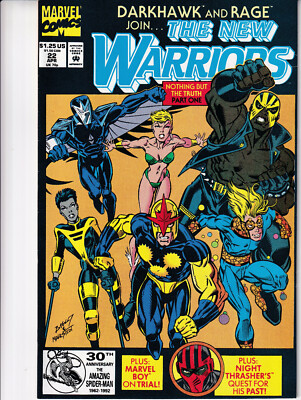 NEW WARRIORS Vol. 1 #22 April 1992 - Darkhawk | eBay