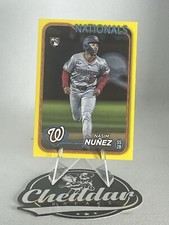 2024 Topps Update #US267 Nasim Nunez Yellow Border