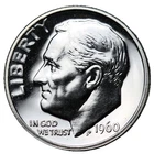 GEM PROOF 1960 Roosevelt SILVER Dime ULTRA NICE COIN!