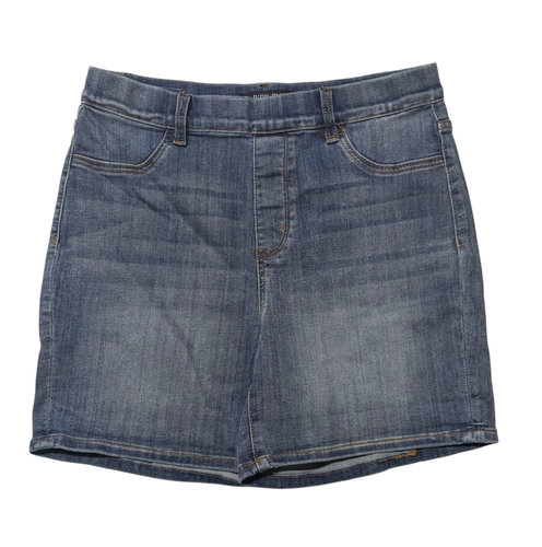 Judy Blue Womens Pull On High Rise Shorts Size XL Blue Comfort Stretch Denim