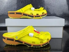 CROCS X SpongeBob SquarePants Classic Clog Banana  209824 Unisex Sizes NEW