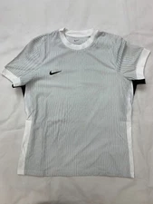 Nike ADV Vapor V Jersey Women's M Soccer Futbol FZ9278 White Gray Short Sleeve
